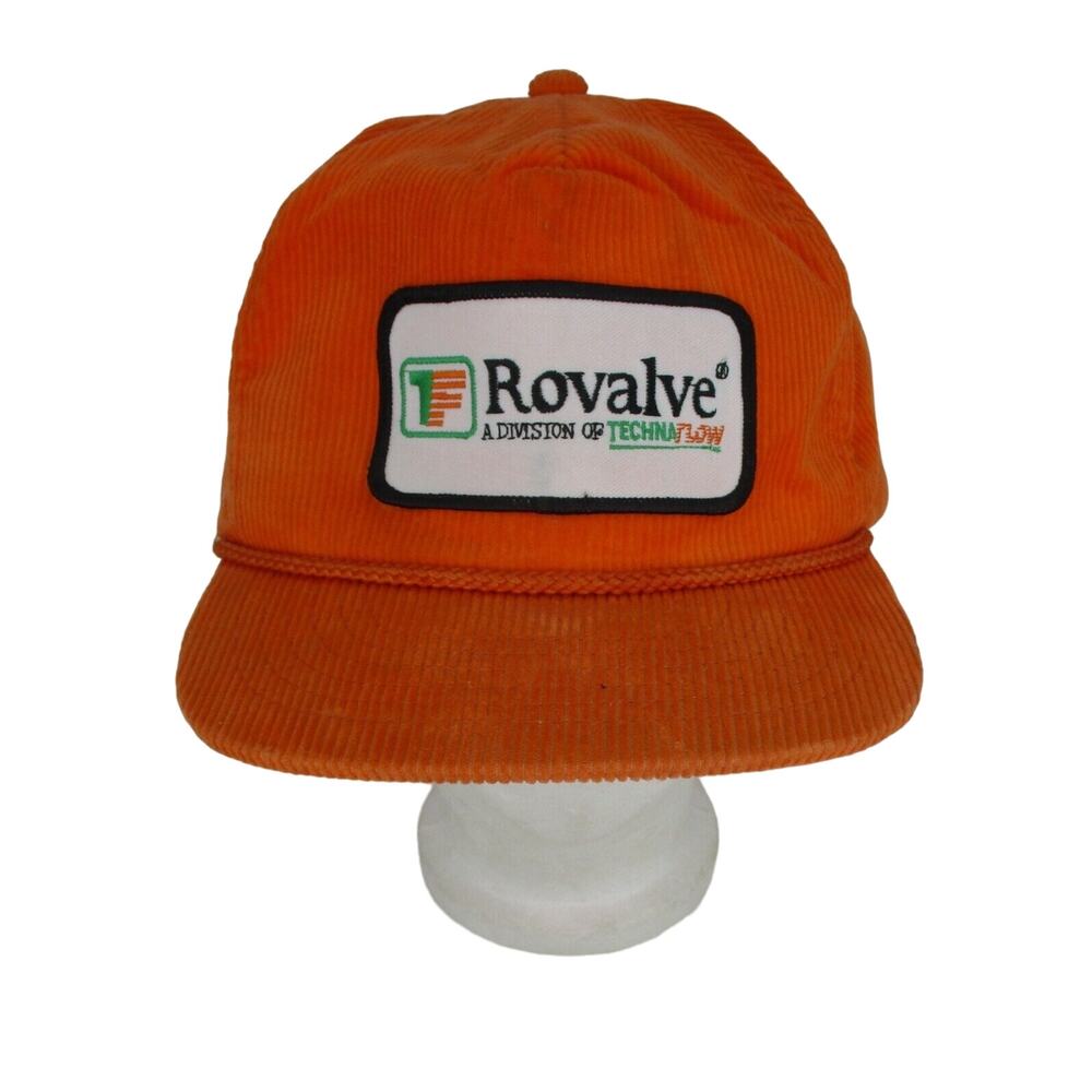 Vintage Rovalve A Division of TechnaFlow Strapback Hat by Ama Pro